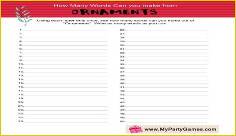 How many different words can you make out of Happy Birthday?