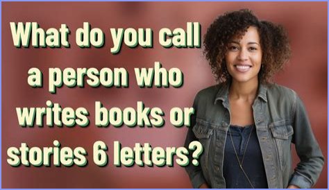What do you call a person who writes books?