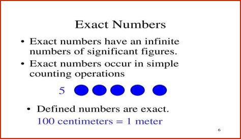 What is a number close to an exact number called?