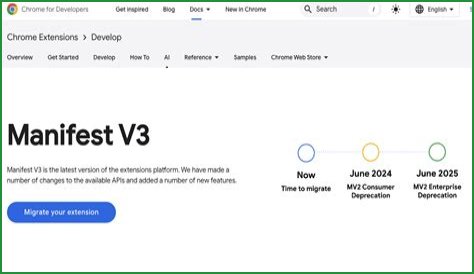 What is manifest V3?