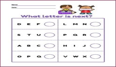 What letter is next in this order?